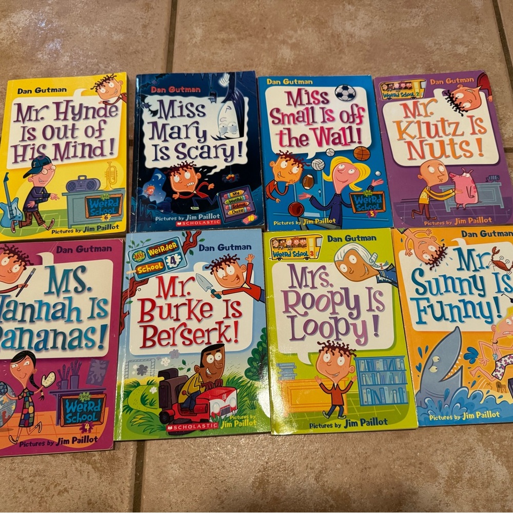 My Weird School Dan Gutman Children’s Books Set Of 8 Books